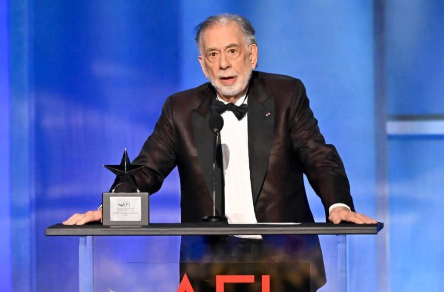 Recibe Francis Ford Coppola premio AFI por su trayectoria Recibe Francis Ford Coppola premio AFI por su trayectoria