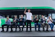 Pone en marcha Samuel 25 nuevas unidades de Transmetro