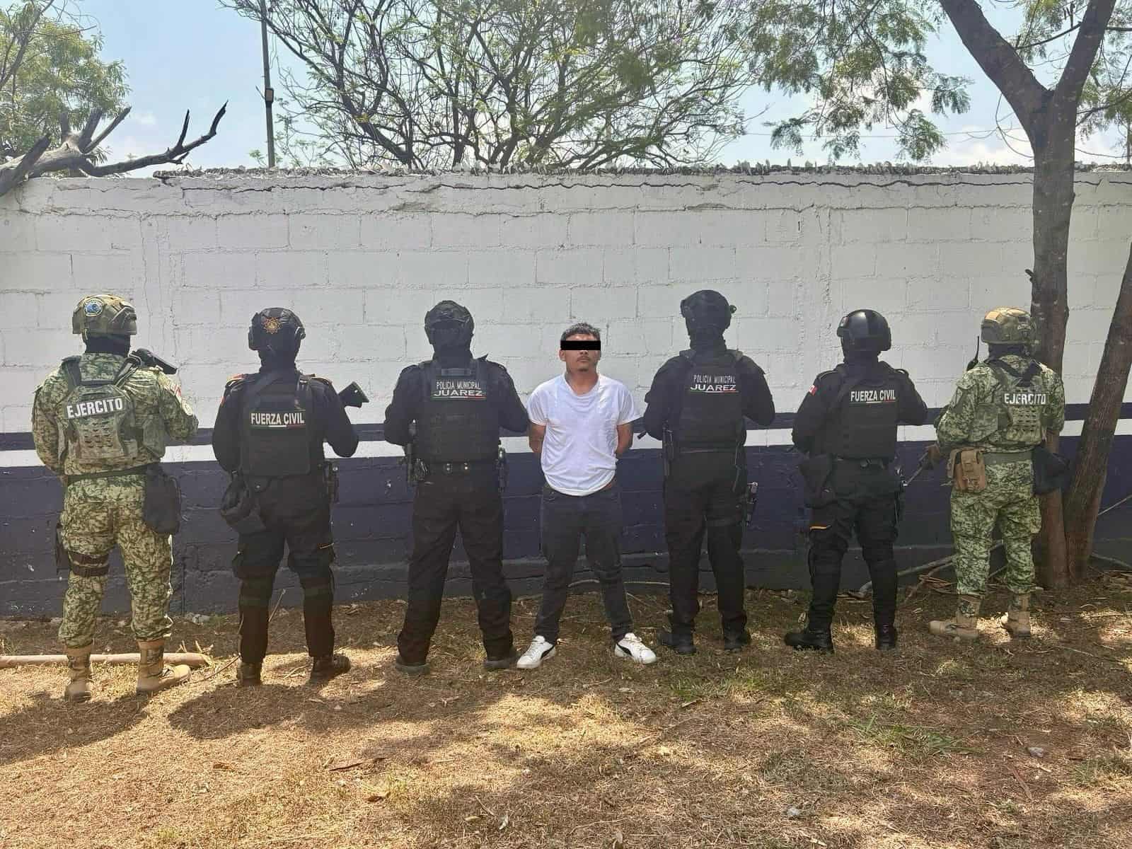Como resultado de labores del Grupo de Coordinación Metropolitana  se realizó la detención de un hombre presuntamente ligado a un grupo delictivo, esto en Juárez.