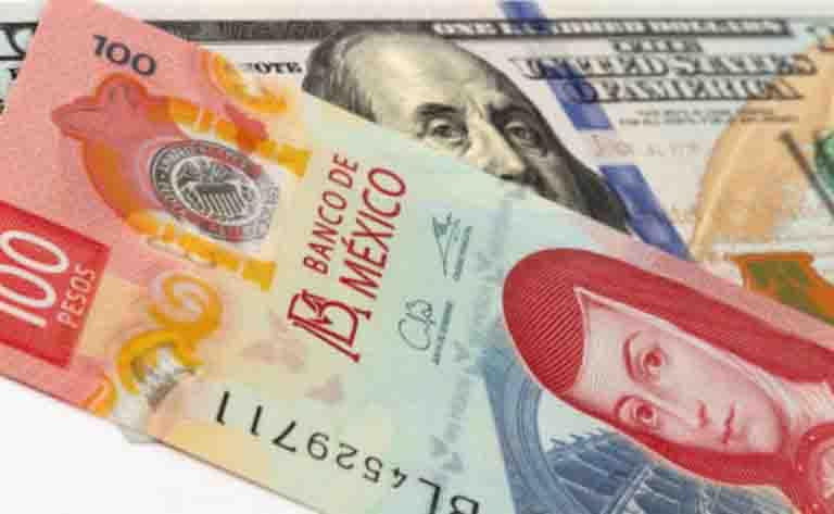 Se debilita el peso frente al dólar y cierra en 19.59 Se debilita el peso frente al dólar y cierra en 19.59