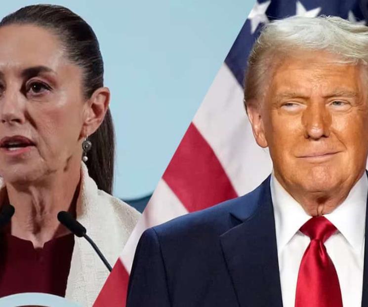 Hablan Claudia y Trump de comercio; no hay acuerdo específico Hablan Claudia y Trump de comercio; no hay acuerdo específico