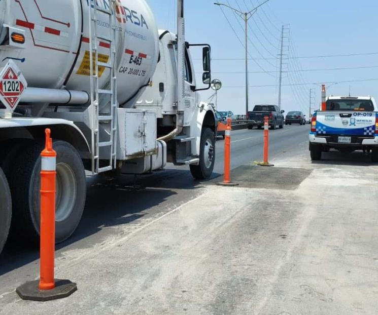 Reabren la circulación de puente de Nogalar de oriente a poniente Reabren la circulación de puente de Nogalar de oriente a poniente