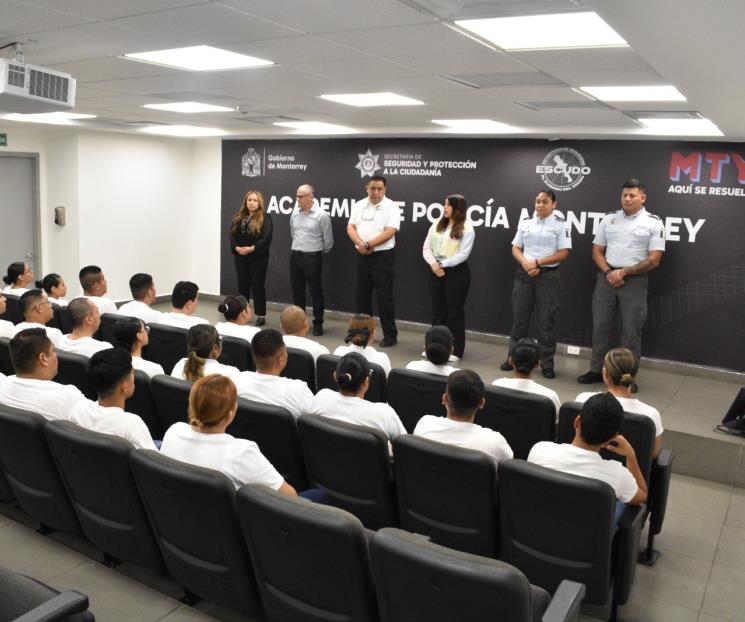 Suma Monterrey a las filas de su Academia de Policía a 34 cadetes Suma Monterrey a las filas de su Academia de Policía a 34 cadetes