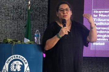 Ordena INE a Lenia Batres que retire publicación de sus redes