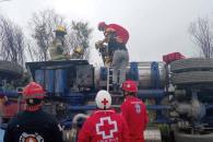 Volcadura de tráiler deja un lesionado en Libramiento, Escobedo Volcadura de tráiler deja un lesionado en Libramiento, Escobedo