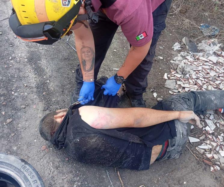 Hallan un lesionado en Anillo Periférico Hallan un lesionado en Anillo Periférico