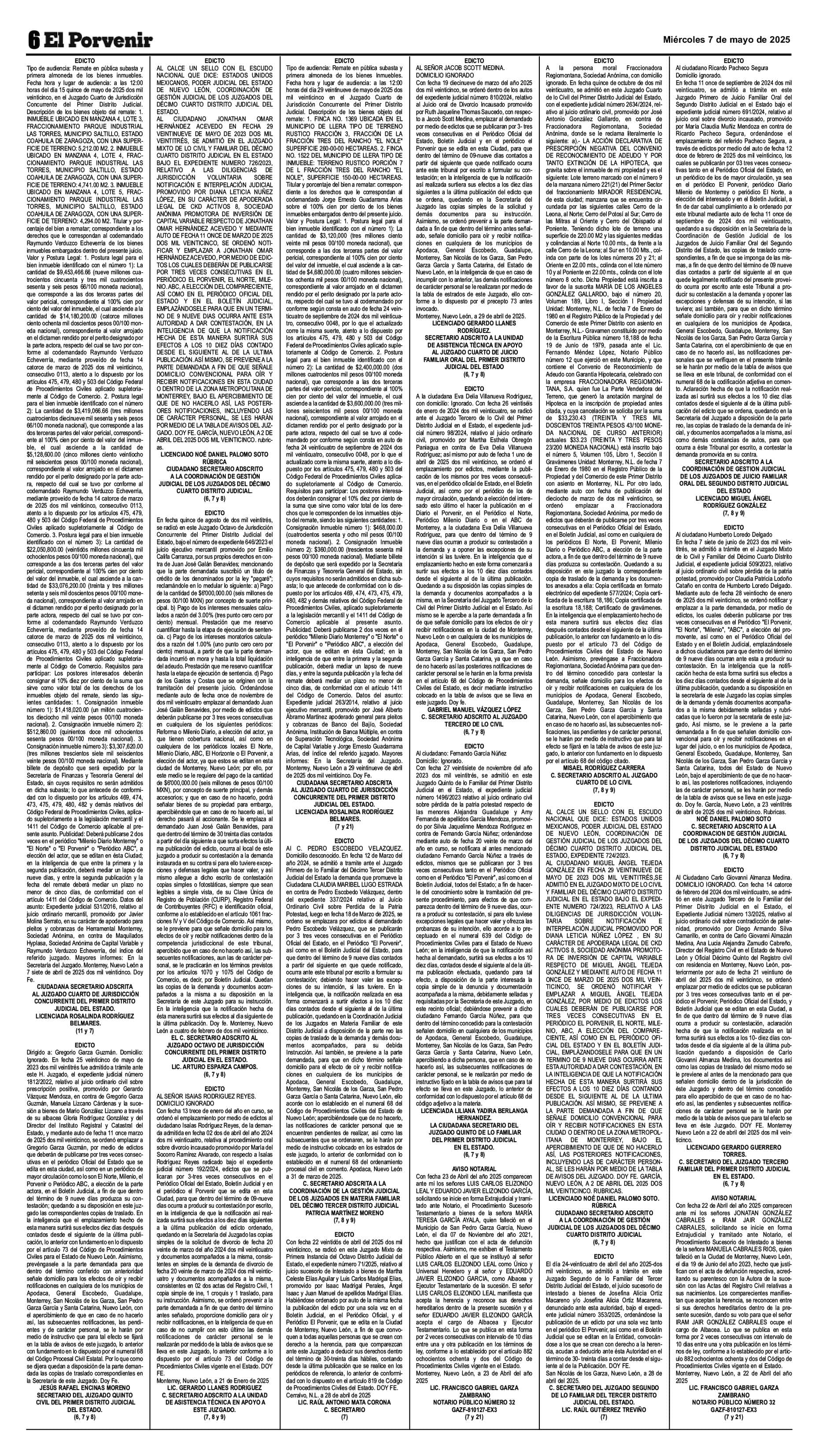 Edictos