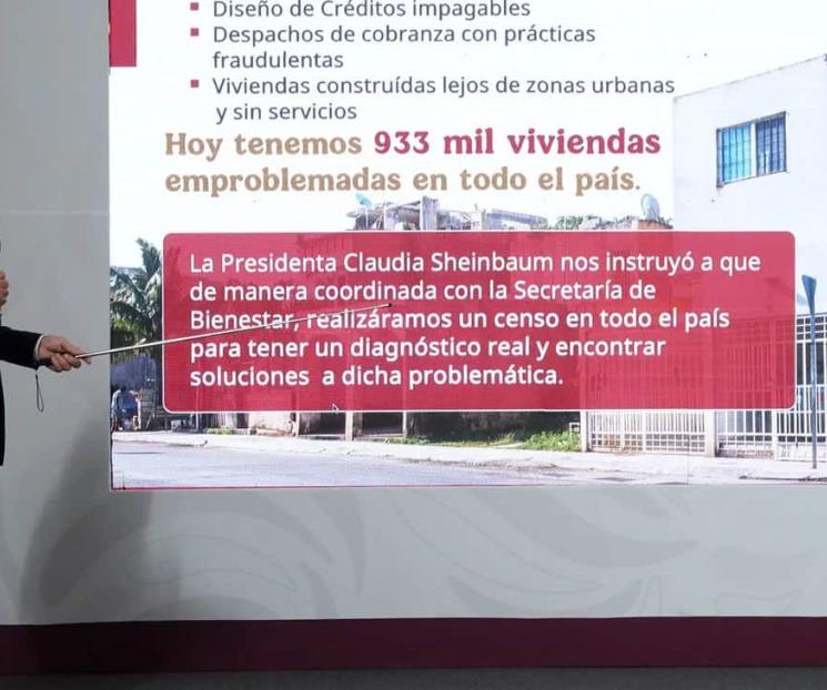 Detecta Infonavit 933 mil viviendas emproblemadas en todo México Detecta Infonavit 933 mil viviendas emproblemadas en todo México