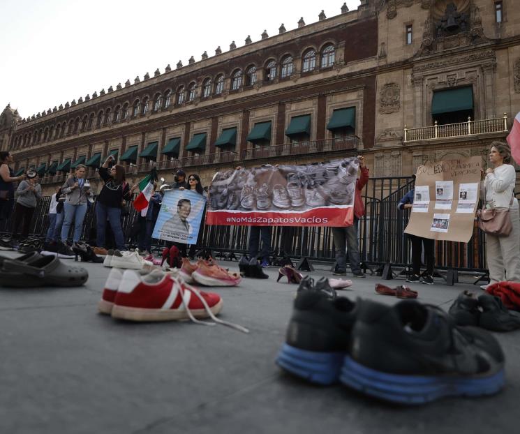 Familiares de desaparecidos exigen justicia a Sheinbaum Familiares de desaparecidos exigen justicia a Sheinbaum