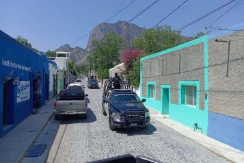 Realizan operativo en Rayones tras enfrentamiento