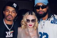 Cautiva Madonna con moda bra out en cumpleaños de su novio