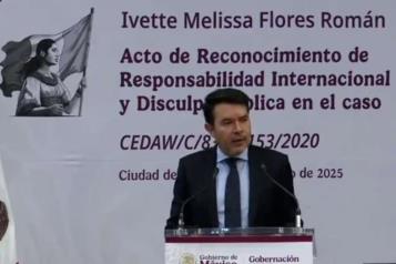 Reconocen fallas del Estado en caso de desaparición de Ivette