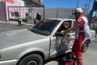 Deja choque de crucero dos lesionados en el centro de Monterrey Deja choque de crucero dos lesionados en el centro de Monterrey