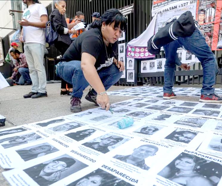 Afirman colectivos que Estado simula buscar a desaparecidos Afirman colectivos que Estado simula buscar a desaparecidos