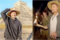 Explora MrBeast las ruinas de Calakmul en Celaya
