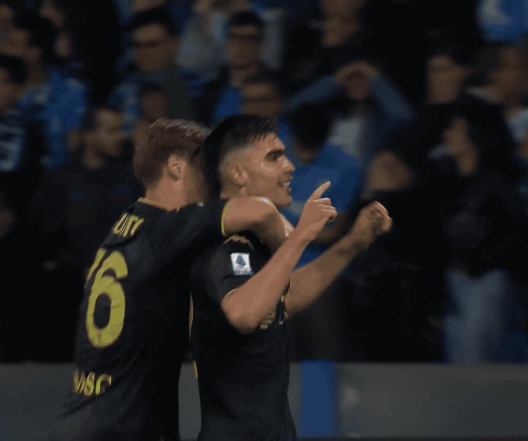Anota gol Johan Vázquez en empate frente al Napoli Anota gol Johan Vázquez en empate frente al Napoli