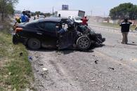 Pierden la vida padre e hijo en choque frontal Pierden la vida padre e hijo en choque frontal