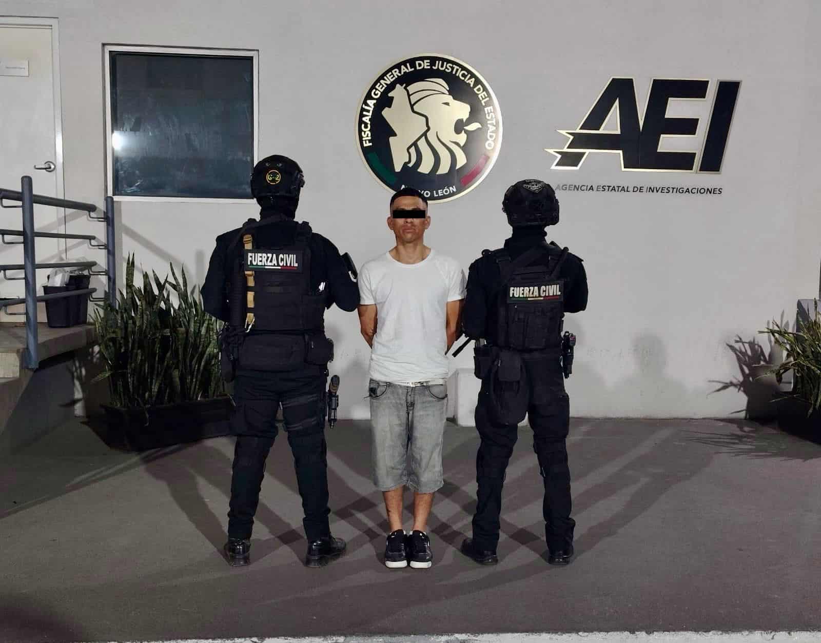 En posesión de droga, un hombre fue arrestado por elementos del Grupo de Coordinación Metropolitana, en el municipio de Guadalupe.