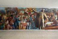 Plasman en mural de UANL historia del derecho Plasman en mural de UANL historia del derecho