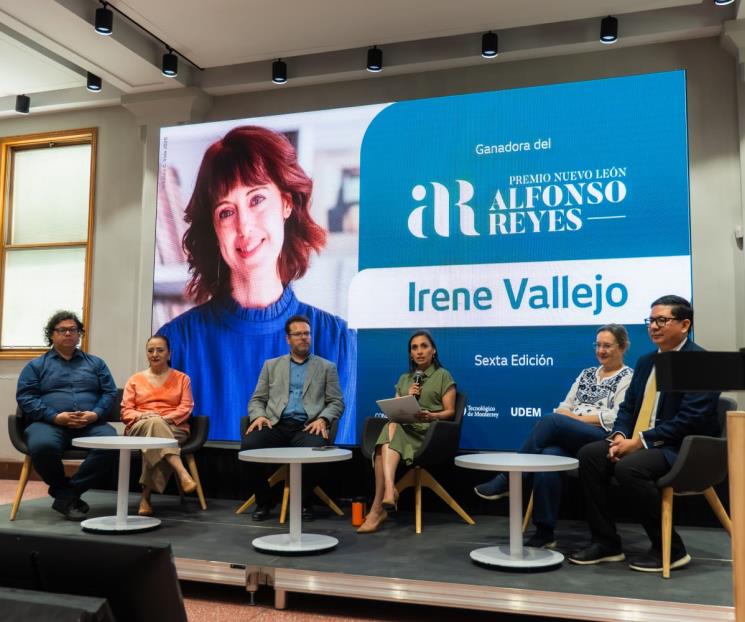 Es Irene Vallejo ganadora del Premio Nuevo León Alfonso Reyes 2025 Es Irene Vallejo ganadora del Premio Nuevo León Alfonso Reyes 2025