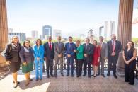 Sostiene Samuel reunión con alcaldes del sur de Texas Sostiene Samuel reunión con alcaldes del sur de Texas