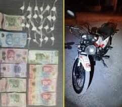 Detienen a motociclista con droga Detienen a motociclista con droga