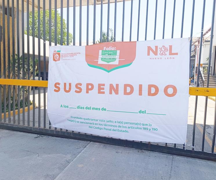 Suspenden a la empresa causante del daño Suspenden a la empresa causante del daño