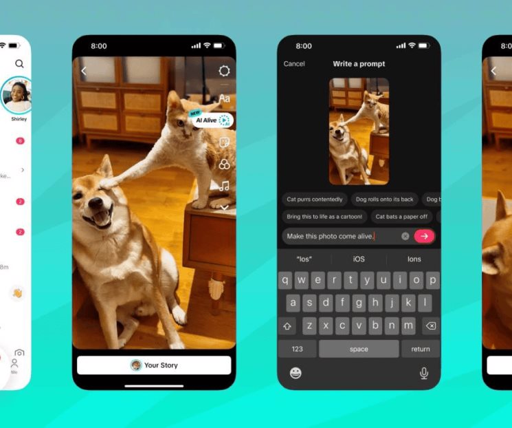 TikTok ahora puede convertir tus fotos en vídeos usando IA TikTok ahora puede convertir tus fotos en vídeos usando IA