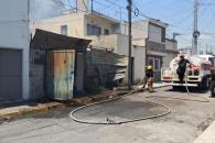Arde vivienda abandonada Arde vivienda abandonada