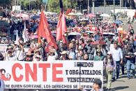 Organizará CNTE paro de labores en el Zócalo de la CDMX