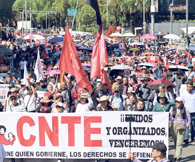 Organizará CNTE paro de labores en el Zócalo de la CDMX Organizará CNTE paro de labores en el Zócalo de la CDMX