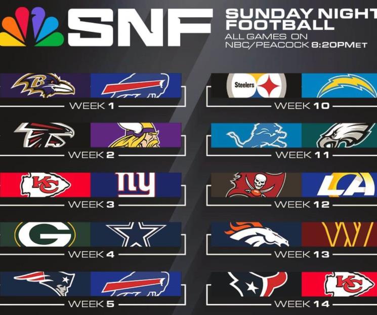 Presenta NFL su calendario Presenta NFL su calendario