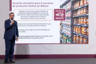 Ebrard habla sobre aumentar productos hechos en México