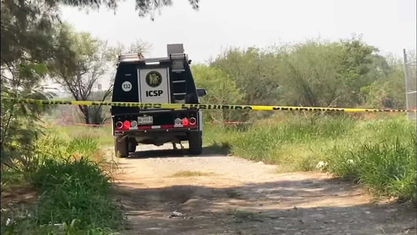 Una intensa movilización policiaca se reportó en el municipio de Juárez, al reportarse el hallazgo de una osamenta humana, muy cerca del lecho del Río Santa Catarina.