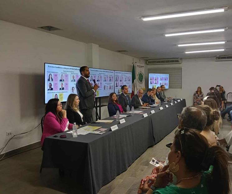 Exponen sus propuestas candidatos al PJF Exponen sus propuestas candidatos al PJF