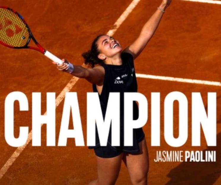 Se corona Jasmine Paolini en El Másters de Roma Se corona Jasmine Paolini en El Másters de Roma