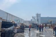 Evacuan a 100 por incendio en empresa Evacuan a 100 por incendio en empresa