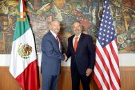 Se reúnen el canciller de México y el embajador de EU Se reúnen el canciller de México y el embajador de EU