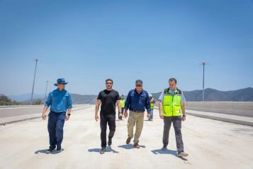 Registra Carretera Interserrana un 86 por ciento de avance