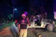 Accidente vial deja dos lesionados en Montemorelos Accidente vial deja dos lesionados en Montemorelos
