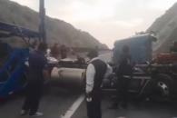 Se registra choque en Autopista a Saltillo Se registra choque en Autopista a Saltillo