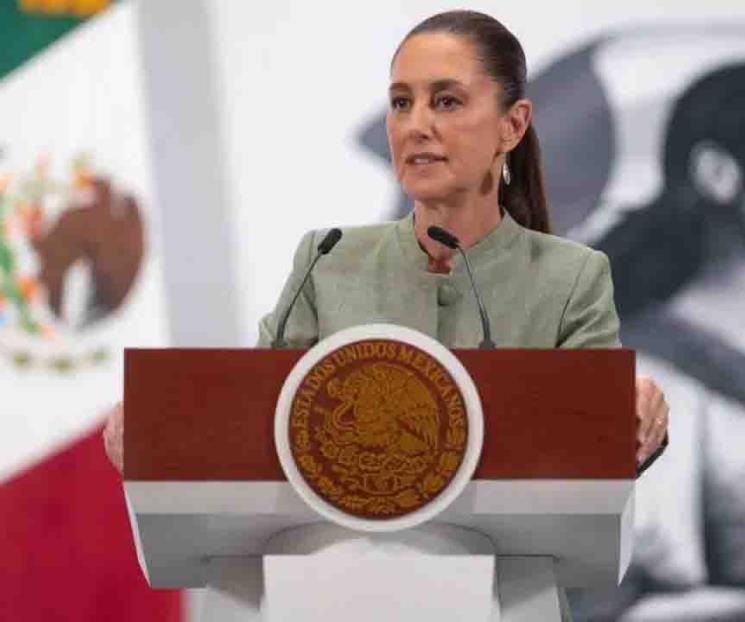 Pide Sheinbaum unidad ante amenaza de EU Pide Sheinbaum unidad ante amenaza de EU