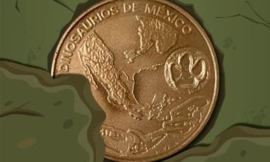 Colección inspirada en dinosaurios de Casa de Moneda, a la venta