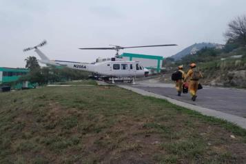 Se registra incendio forestal en Linares
