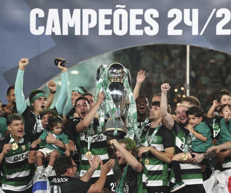 Se corona Sporting en Liga de Portugal Se corona Sporting en Liga de Portugal
