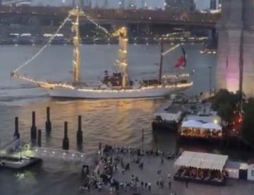 Buque Cuauhtémoc no tuvo propulsión necesaria: Transporte Marítimo