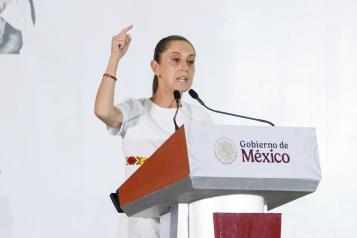 Impulsa Sheinbaum voto para jueces y ministros