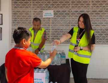 Instalarán 373 puntos de hidratación en escuelas