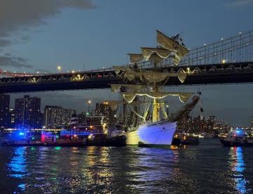 Buque Cuauhtémoc realizó tres llamadas de auxilio