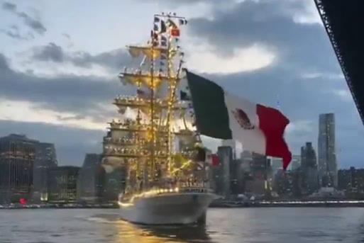 Piloto de EU estaba encargado de maniobrar Buque Cuauhtémoc: Semar Piloto de EU estaba encargado de maniobrar Buque Cuauhtémoc: Semar